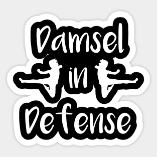 Damsel in Defense Sticker